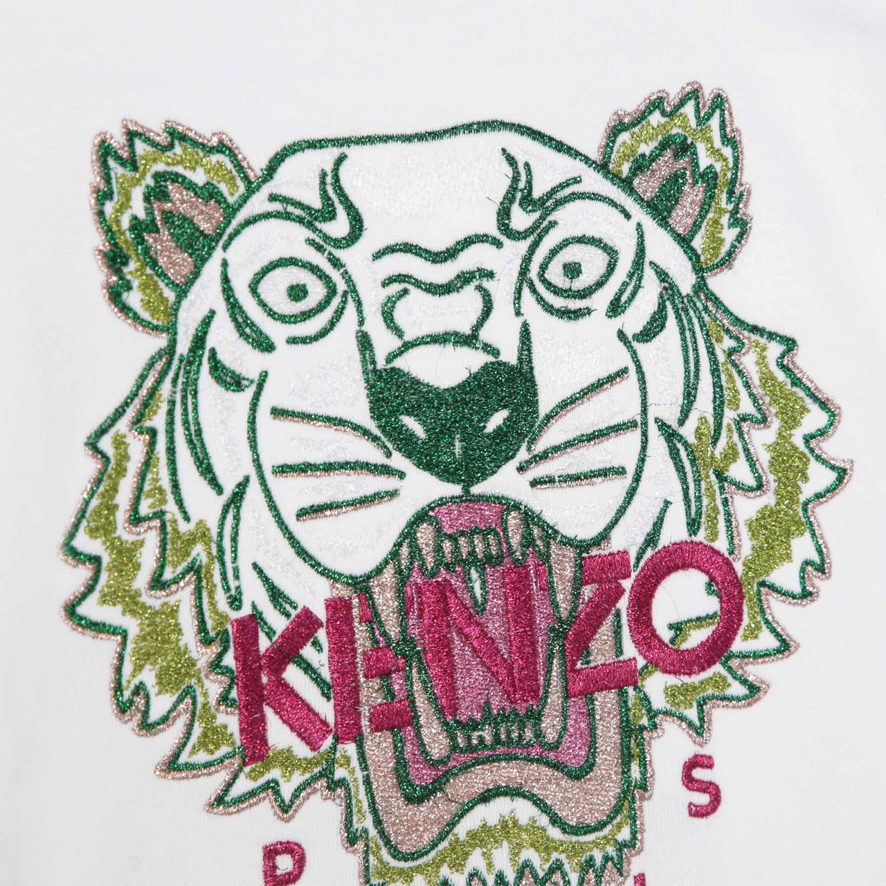 Playera KENZO blanca para niños y adolescentes