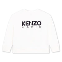 Thumbnail for Sudadera KENZO blanca para niñas