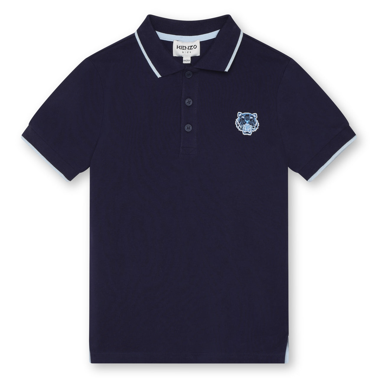 Playera Polo KENZO azul para niños y adolescentes