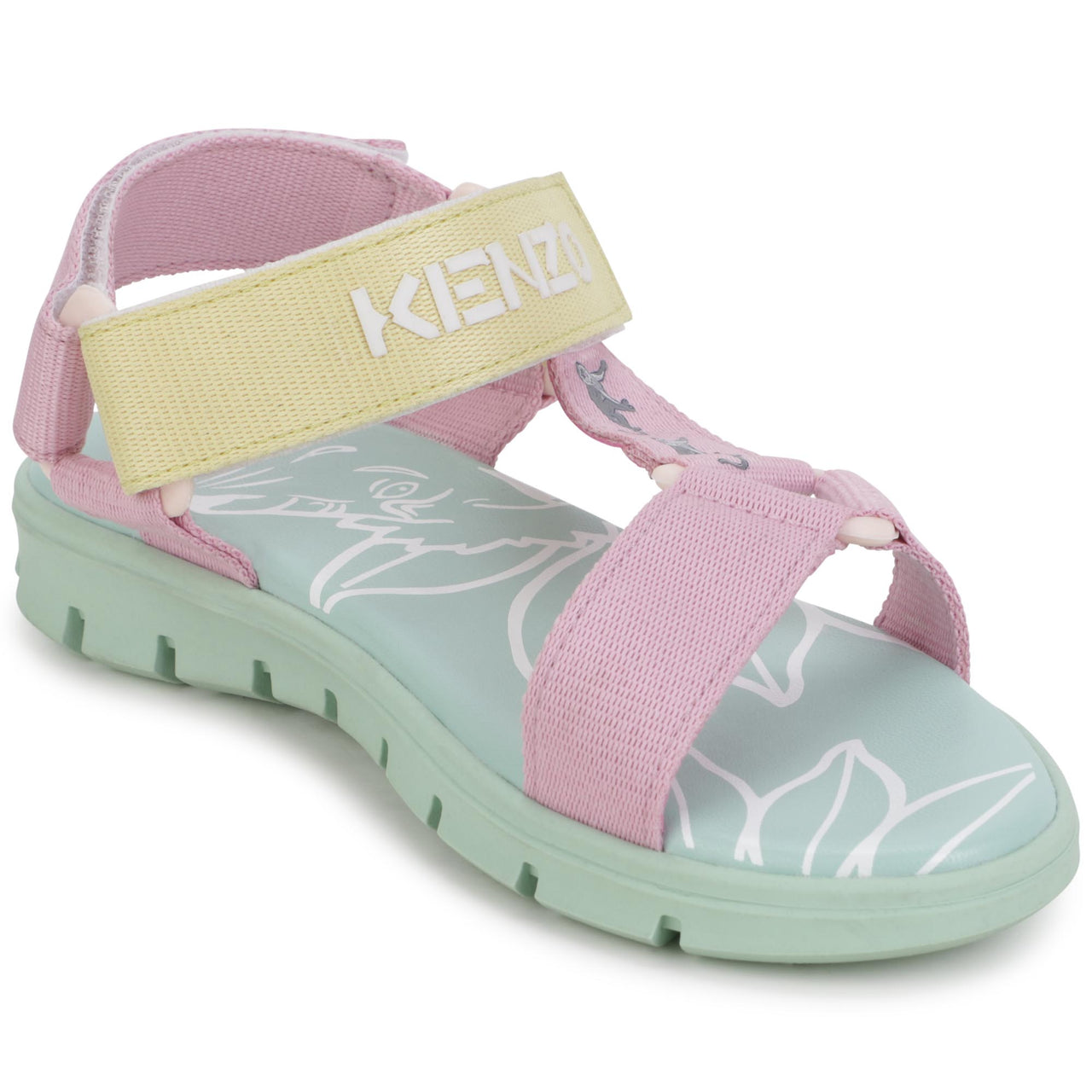 Sandalias KENZO rosa para niña