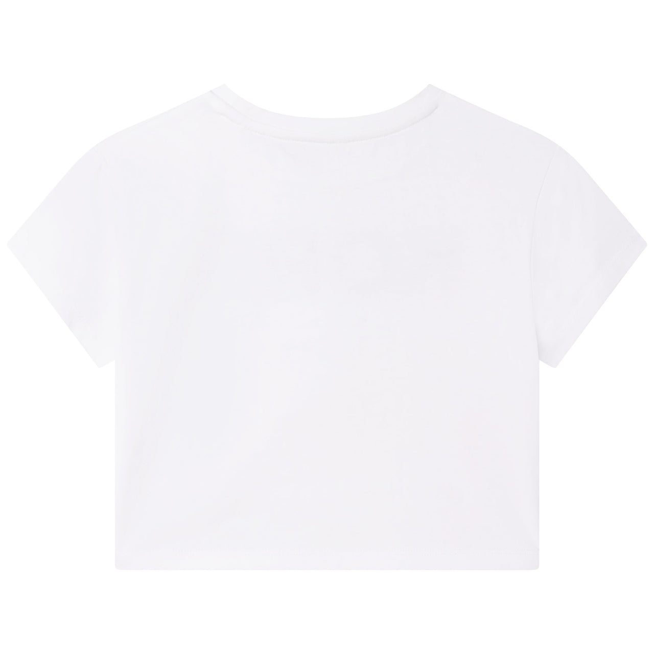 Playera Crop Top MICHAEL KORS blanca para niñas