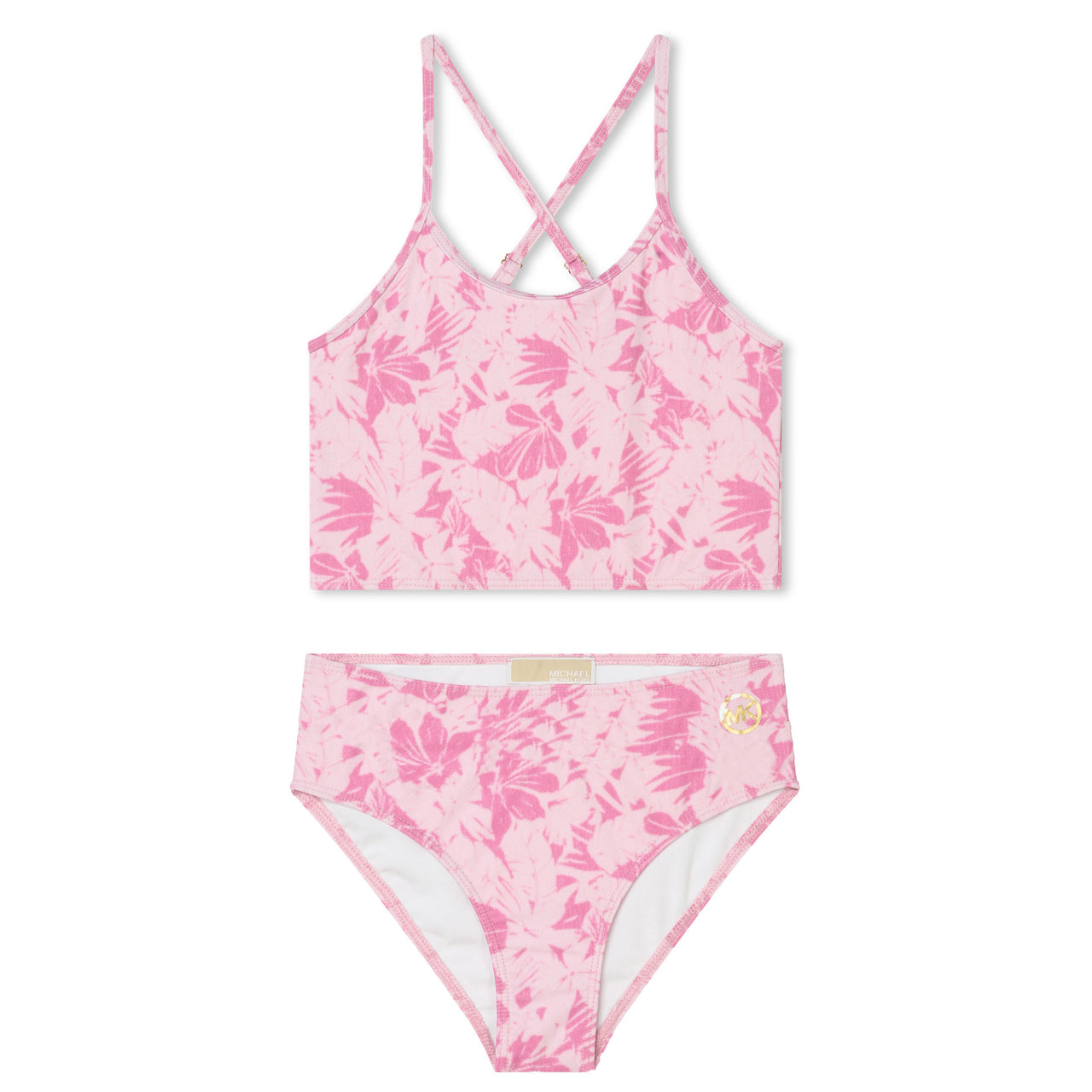 Traje de baño bikini MICHAEL KORS rosa para niñas y adolescentes