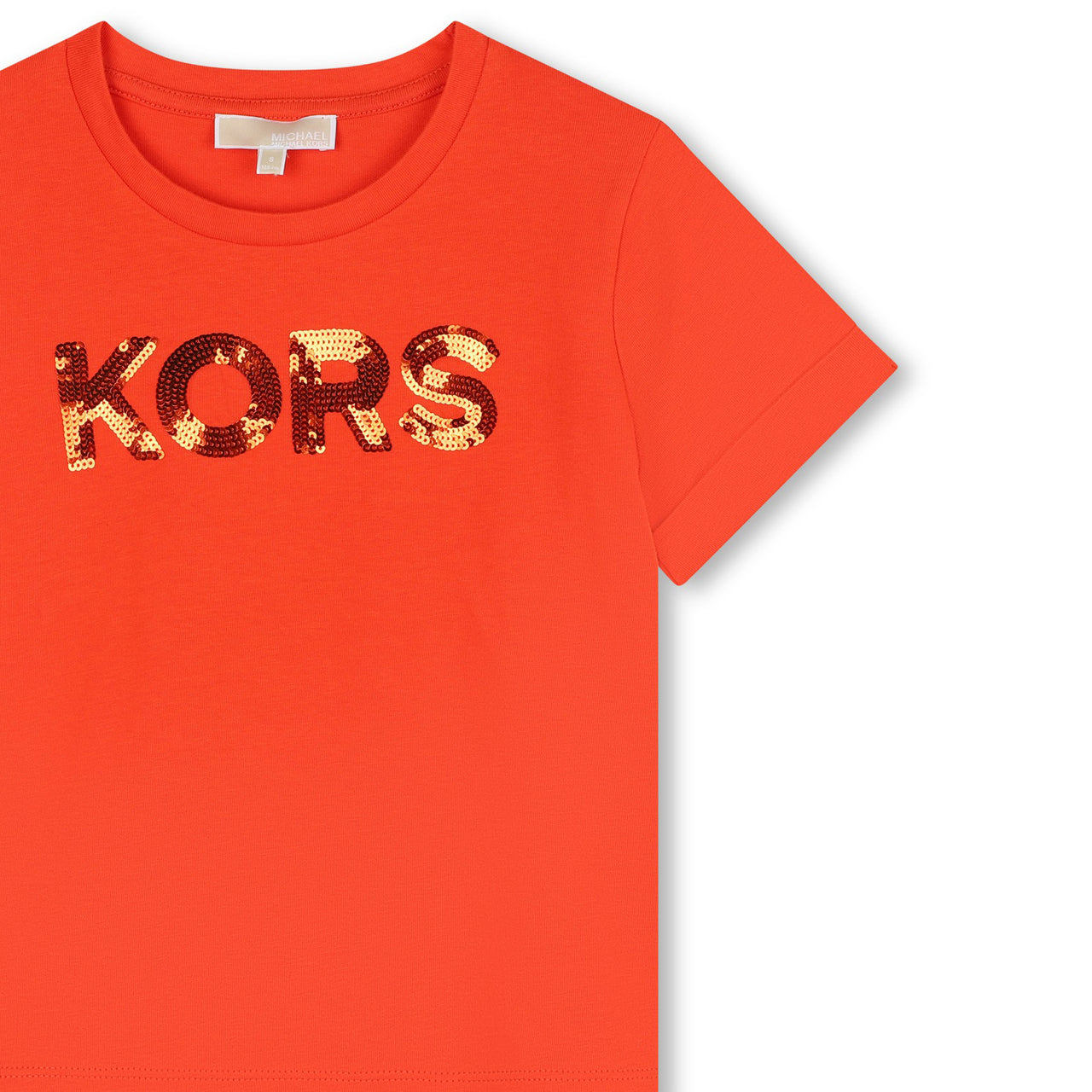 Playera corta MICHAEL KORS para niñas y adolescentes lentejuelas