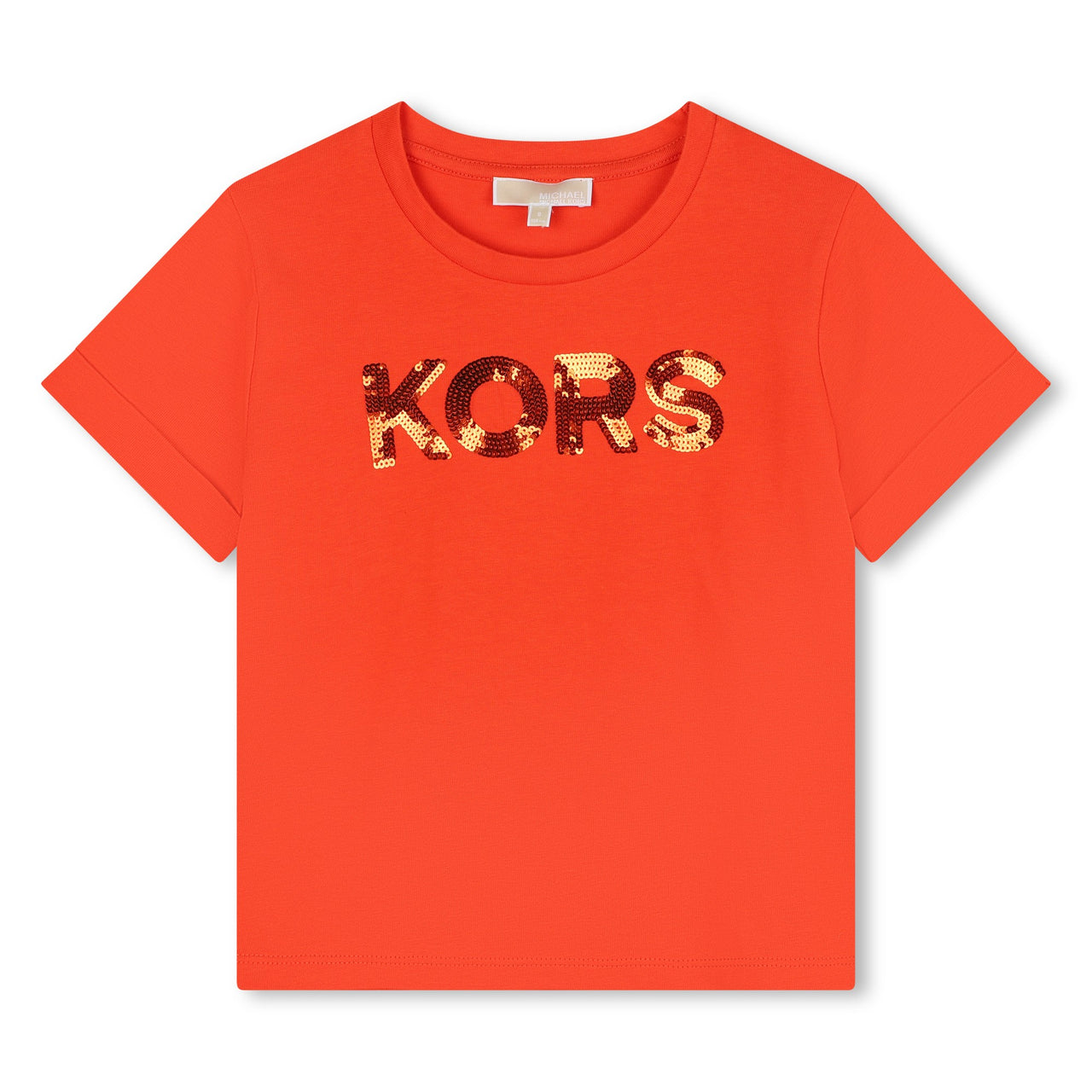 Playera corta MICHAEL KORS para niñas y adolescentes lentejuelas