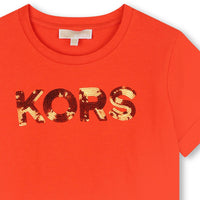Thumbnail for Playera corta MICHAEL KORS para niñas y adolescentes lentejuelas