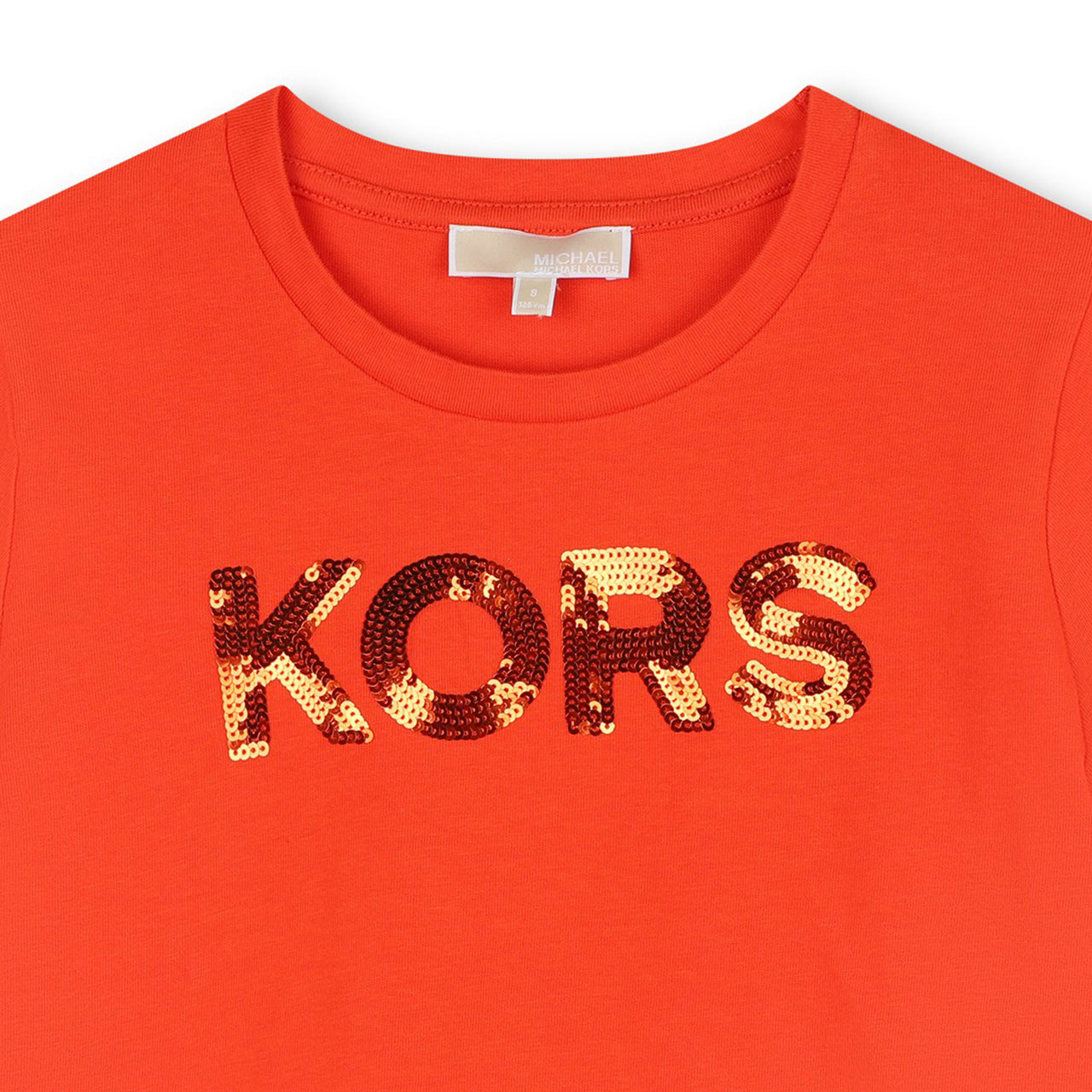 Playera corta MICHAEL KORS para niñas y adolescentes lentejuelas