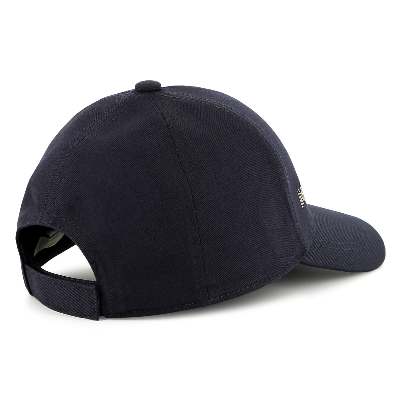 MICHAEL KORS Gorra para niña y adolescente azul marino logo en oro foil