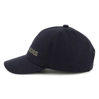 Thumbnail for MICHAEL KORS Gorra para niña y adolescente azul marino logo en oro foil