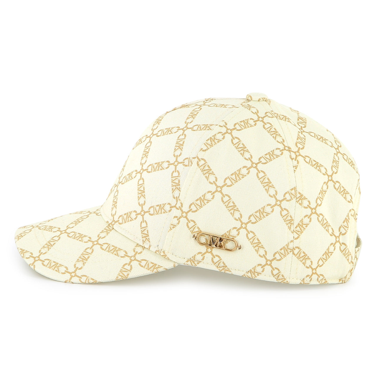 MICHAEL KORS Gorra para niña y adolescente hueso en oro foil