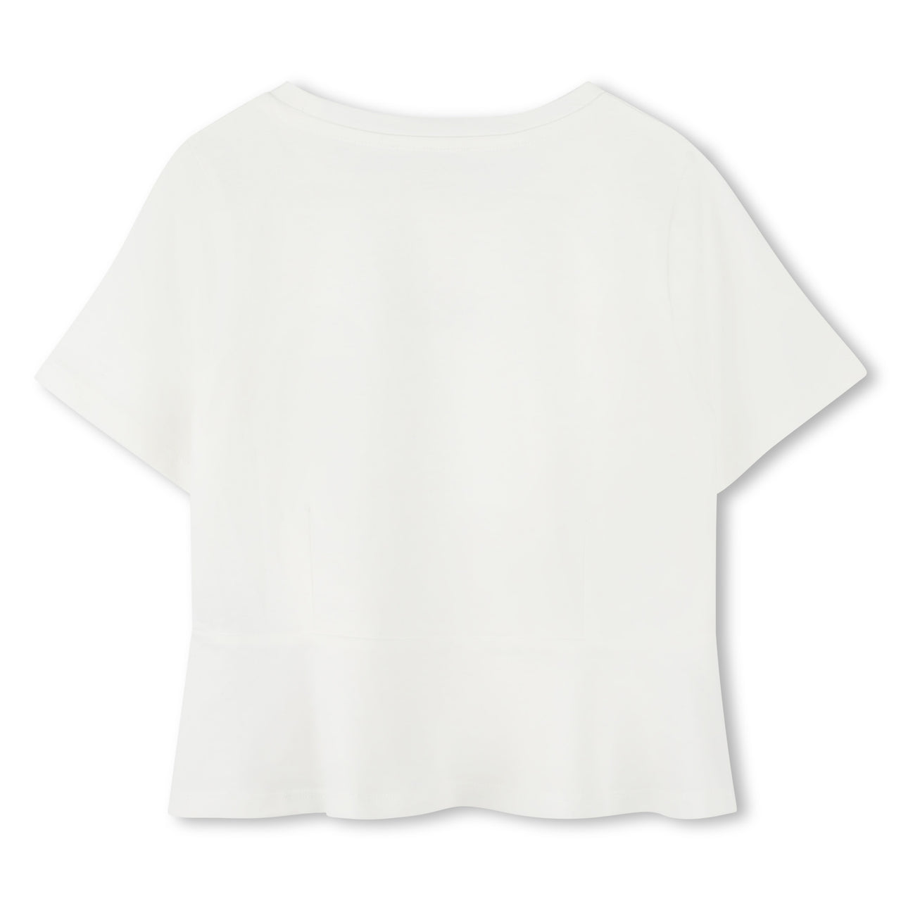 MICHAEL KORS Playera o blusa para niña y adolescente blanca con studs