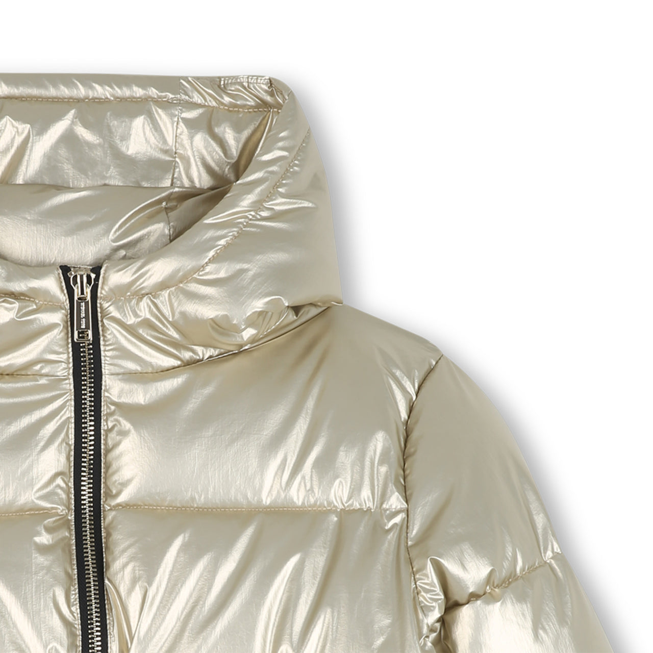 Michael Kors Chamarra para niña y teen color dorado con capucha