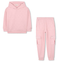 Thumbnail for Michael Kors Set de pants para niña y teen rosa con aplicaciones
