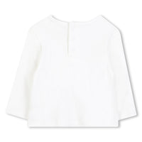 Thumbnail for Michael Kors Set de falda, sudadera y playera para bebe niña beige