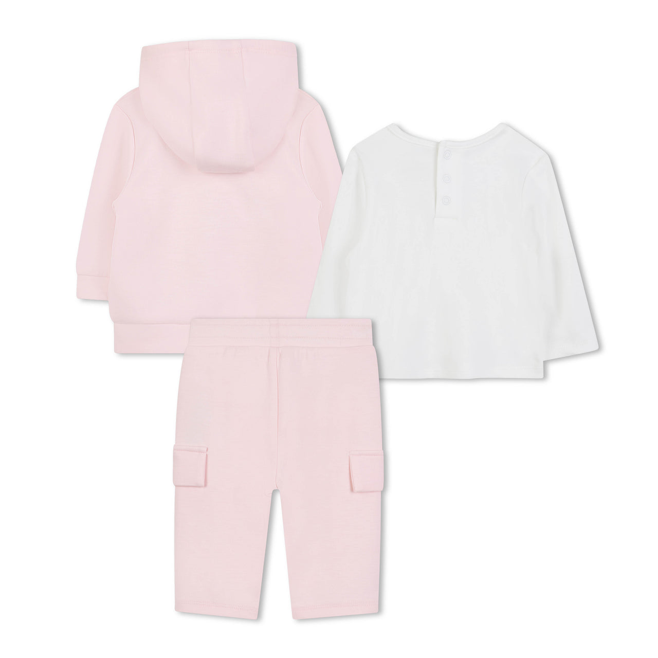 Michael Kors Set de pants con playera para bebe niña rosa