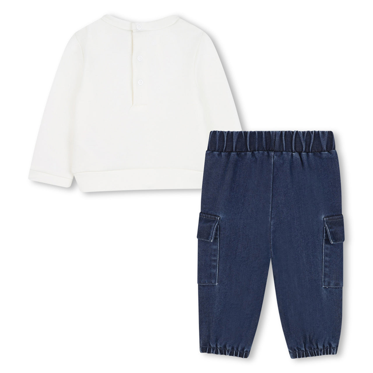 Michael Kors set de Jeans con sudadera para bebe