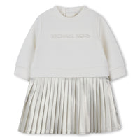 Thumbnail for Michael Kors Vestido para bebe niña tonos dorados