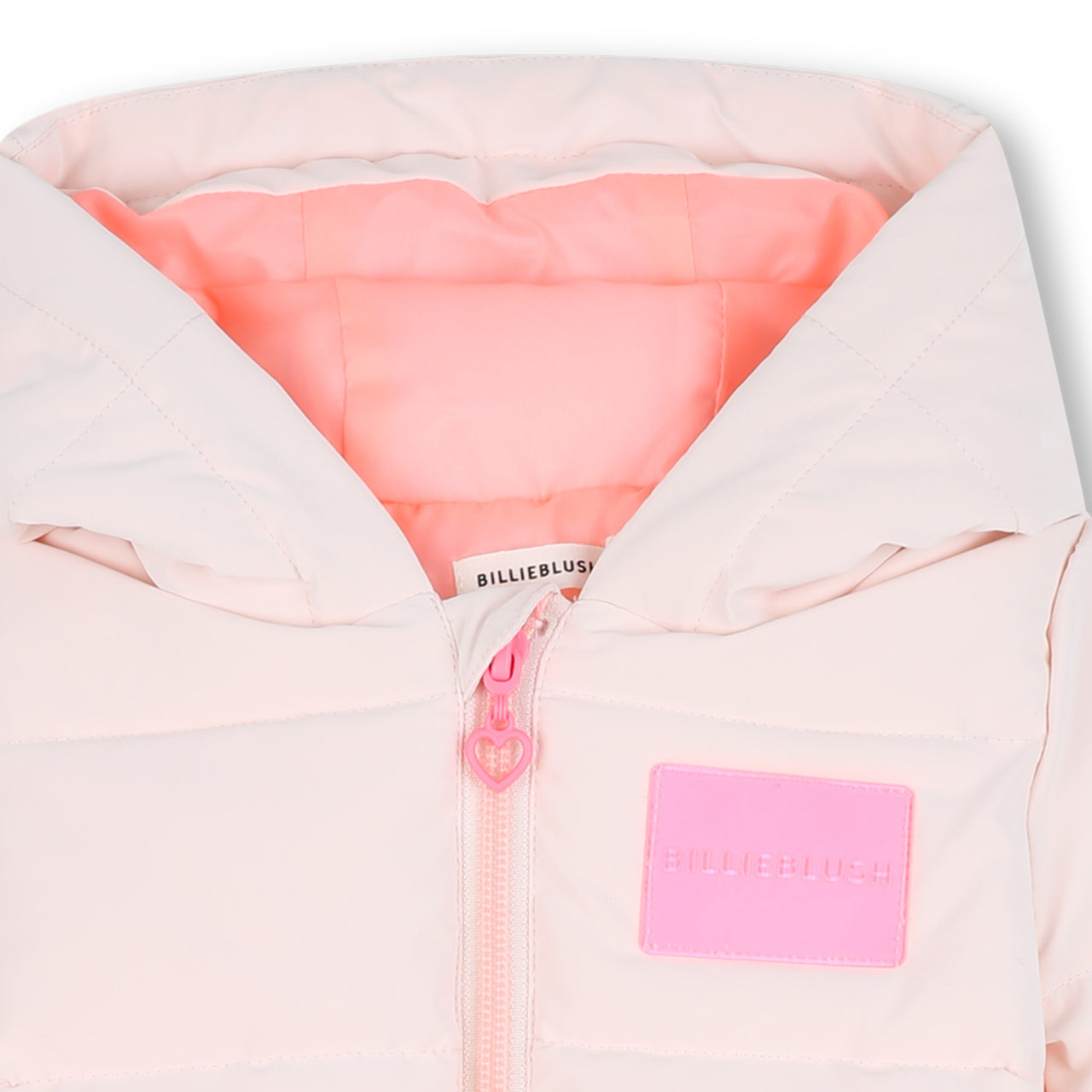 Billieblush Chamarra para bebe rosa con capucha