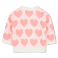 Thumbnail for Billieblush Set de swete con pantalon para bebe con corazones