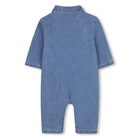 Thumbnail for Billieblush Overall para bebe De mezclilla con aplicación