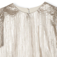 Thumbnail for Billieblush Vestido elegante para niña y teen en tonos dorados plizado