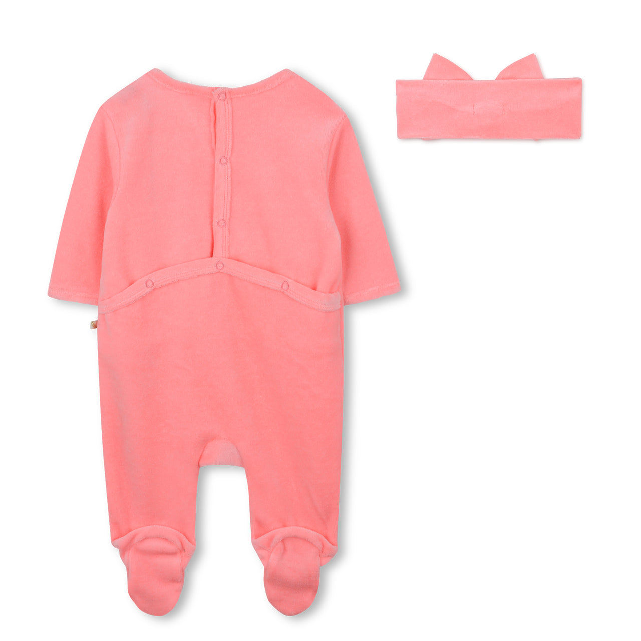 Billieblush mameluco con moño pink love