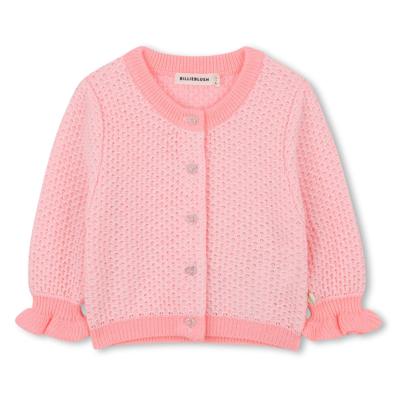 Billieblush Sweter rosa con botones para bebe