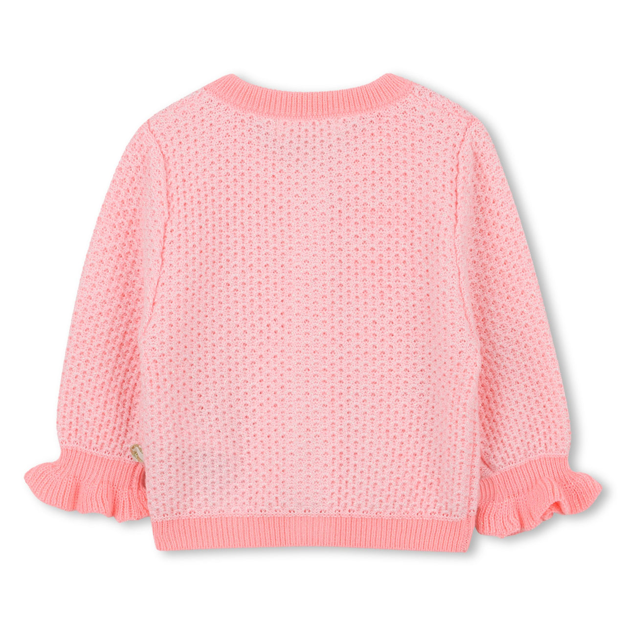 Billieblush Sweter rosa con botones para bebe