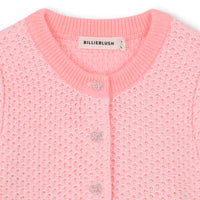Thumbnail for Billieblush Sweter rosa con botones para bebe