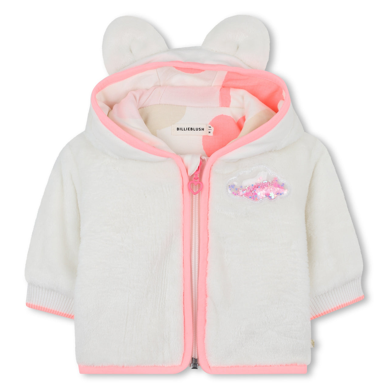 Billieblush Chamarra o sweter de borrega para bebe
