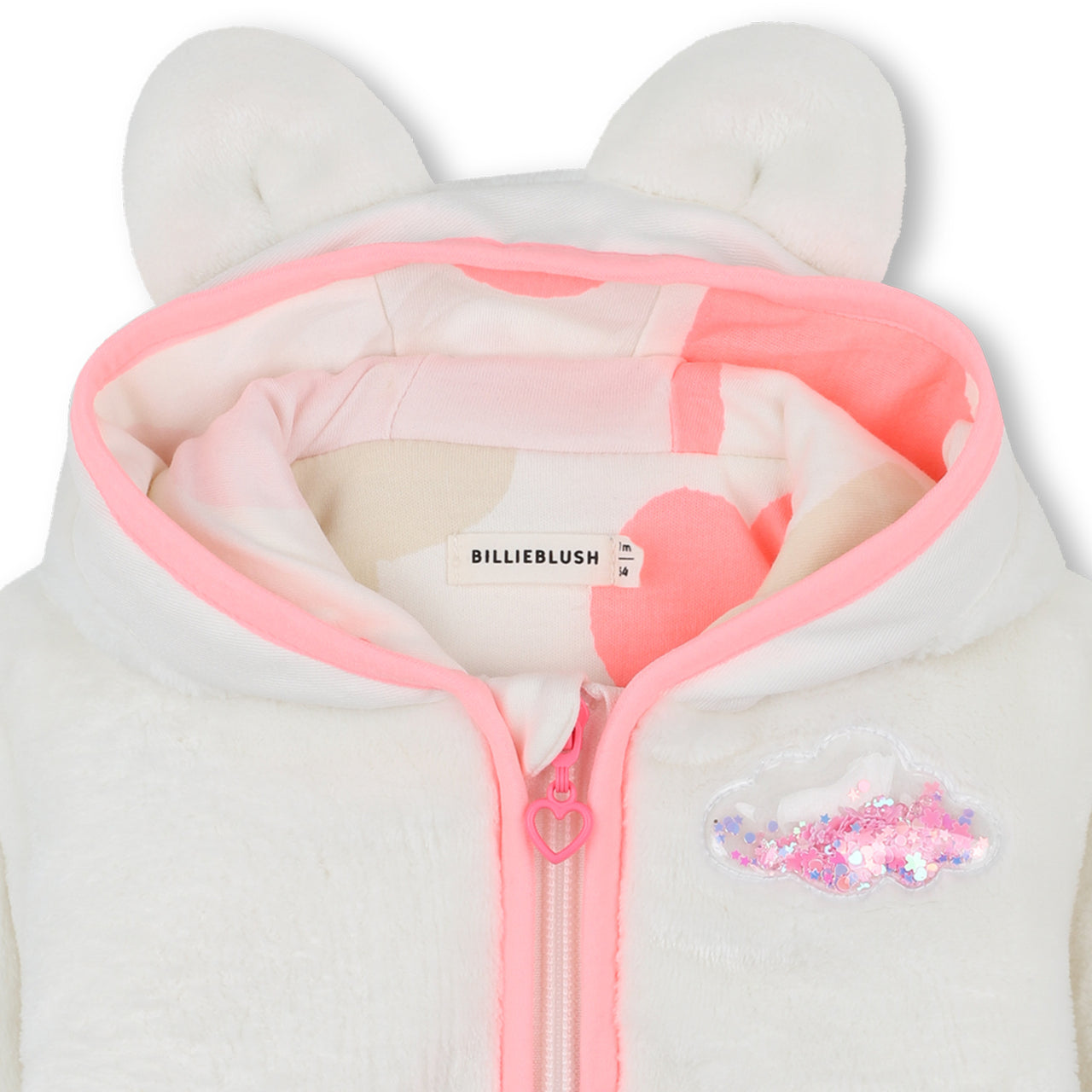 Billieblush Chamarra o sweter de borrega para bebe