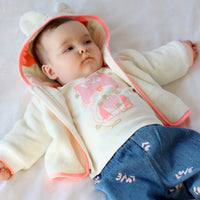 Thumbnail for Billieblush Chamarra o sweter de borrega para bebe