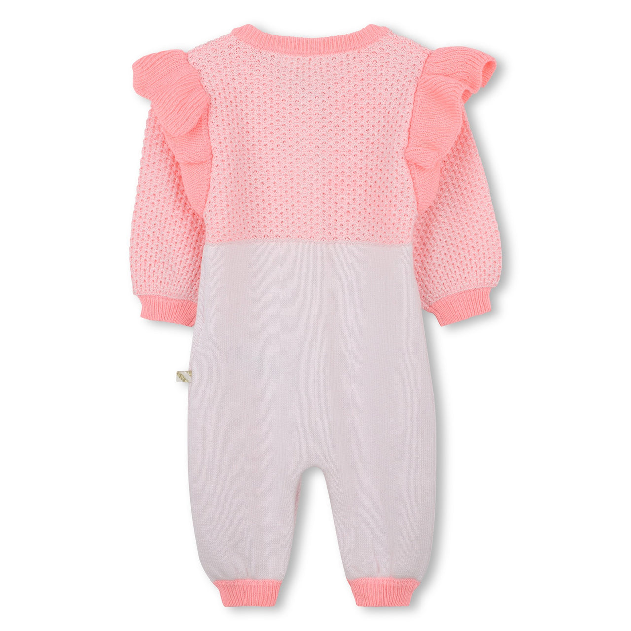 Billieblush Mameluco para bebe elegante rosa y blanco