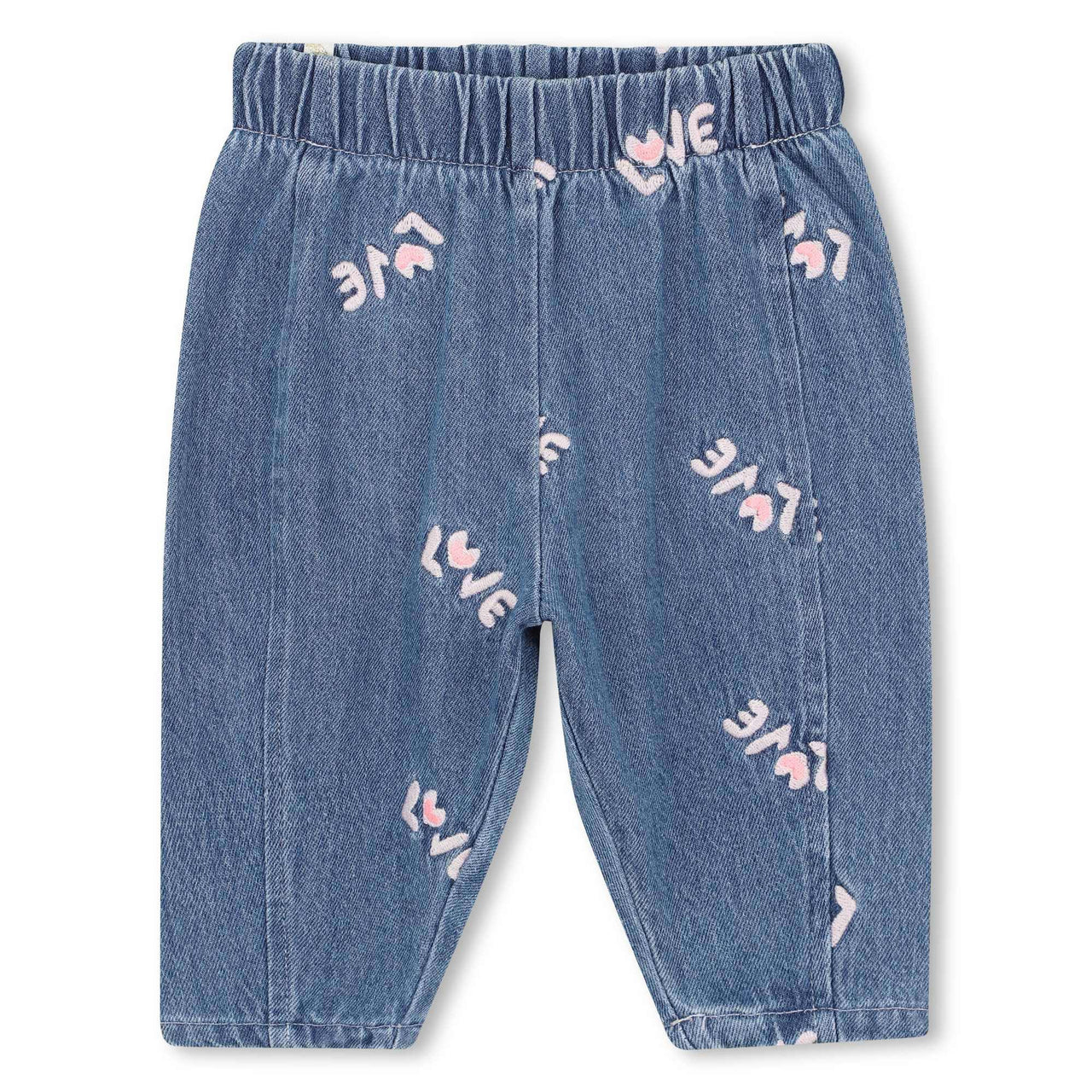 Billieblush Jeans para bebe, bordados all over