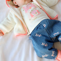 Thumbnail for Billieblush Jeans para bebe, bordados all over