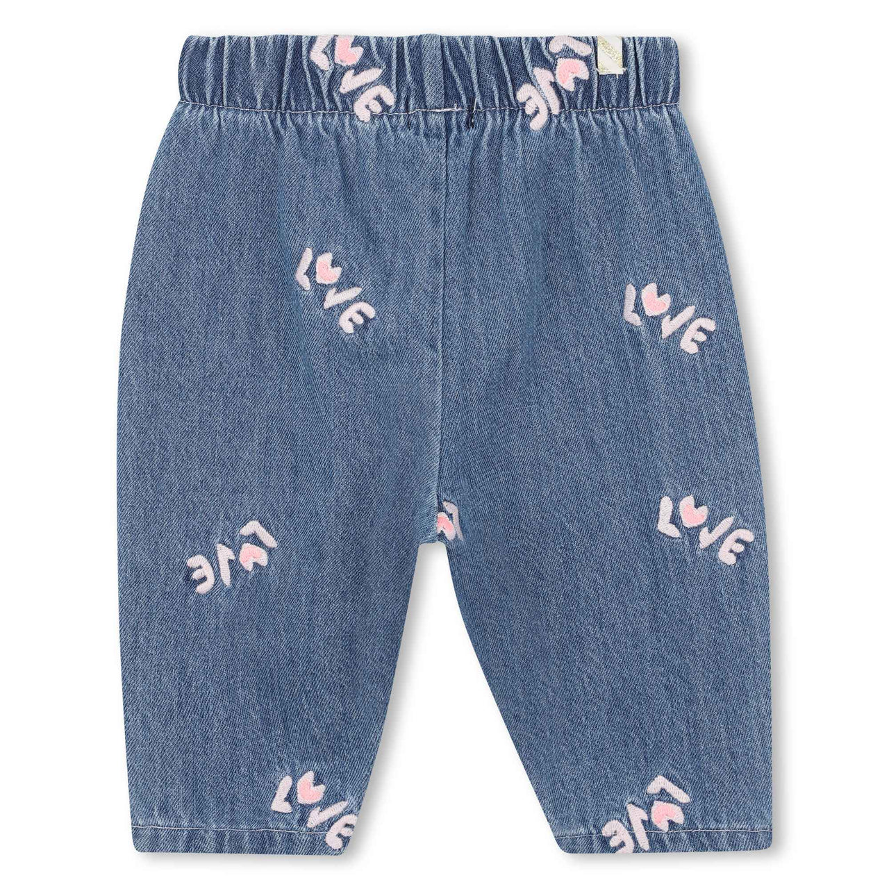 Billieblush Jeans para bebe, bordados all over