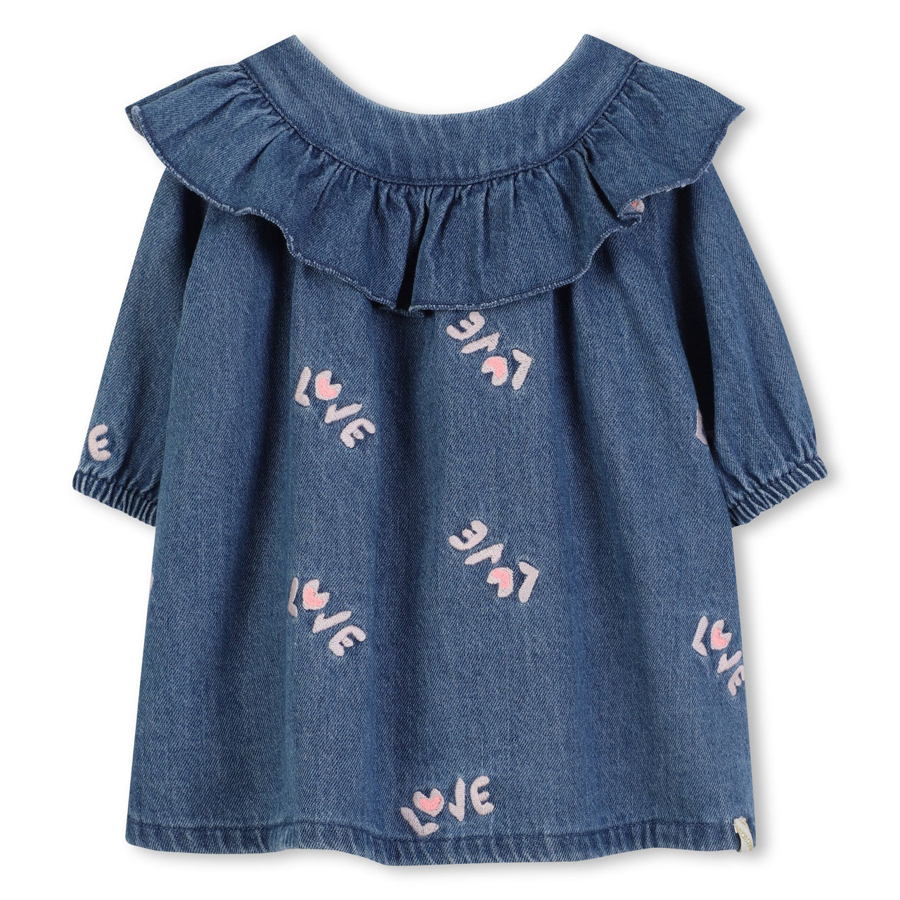 Billieblush Vestido para bebe de mezclilla all over bordado