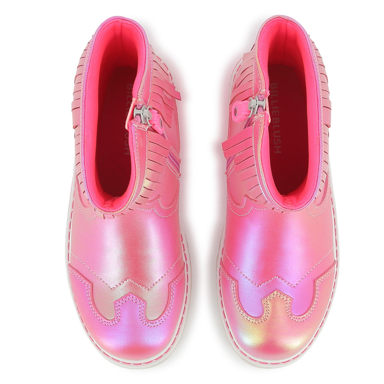 Billieblush Bota vaquera rosa brillante para niña y teen