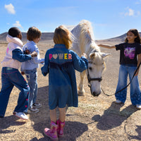 Thumbnail for Billieblush Bota vaquera rosa brillante para niña y teen