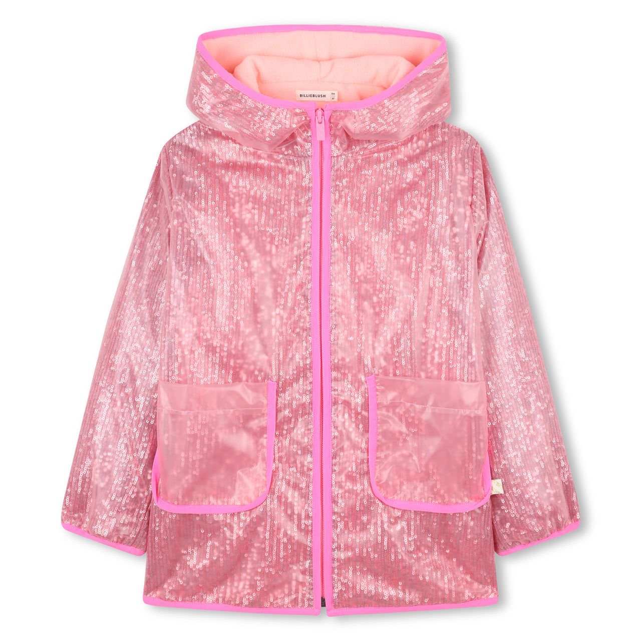 Billieblush Chamarra impermeable para niña y teen rosa