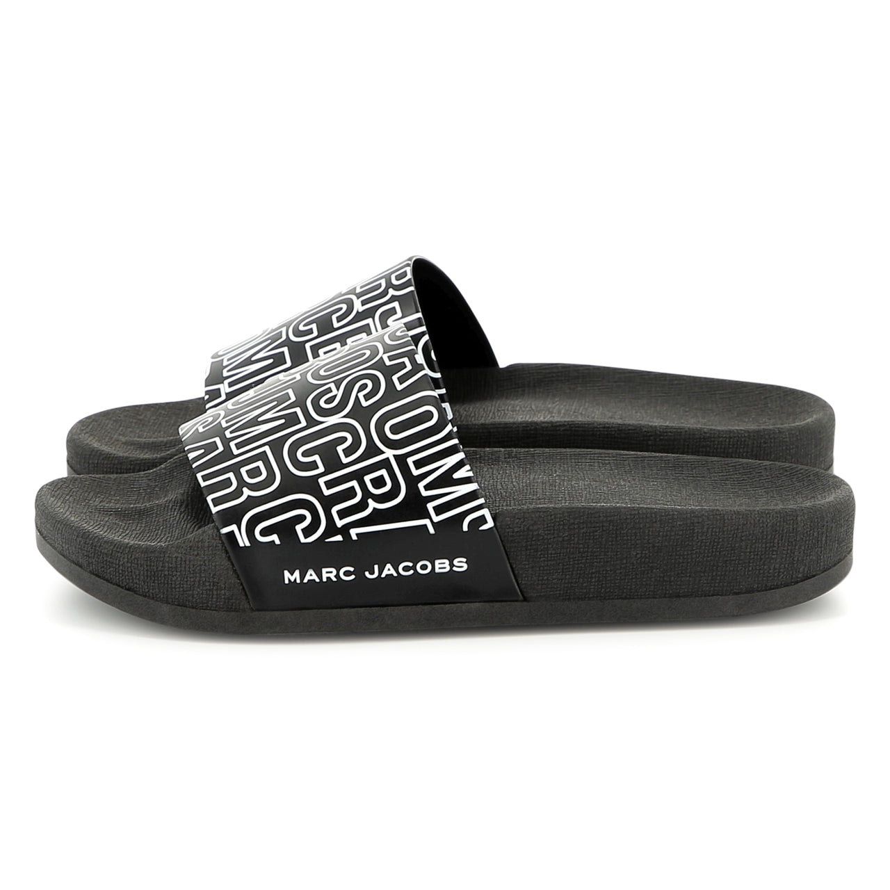 Sandalia o chancla para niño y teen, Marc Jacobs Negra all over