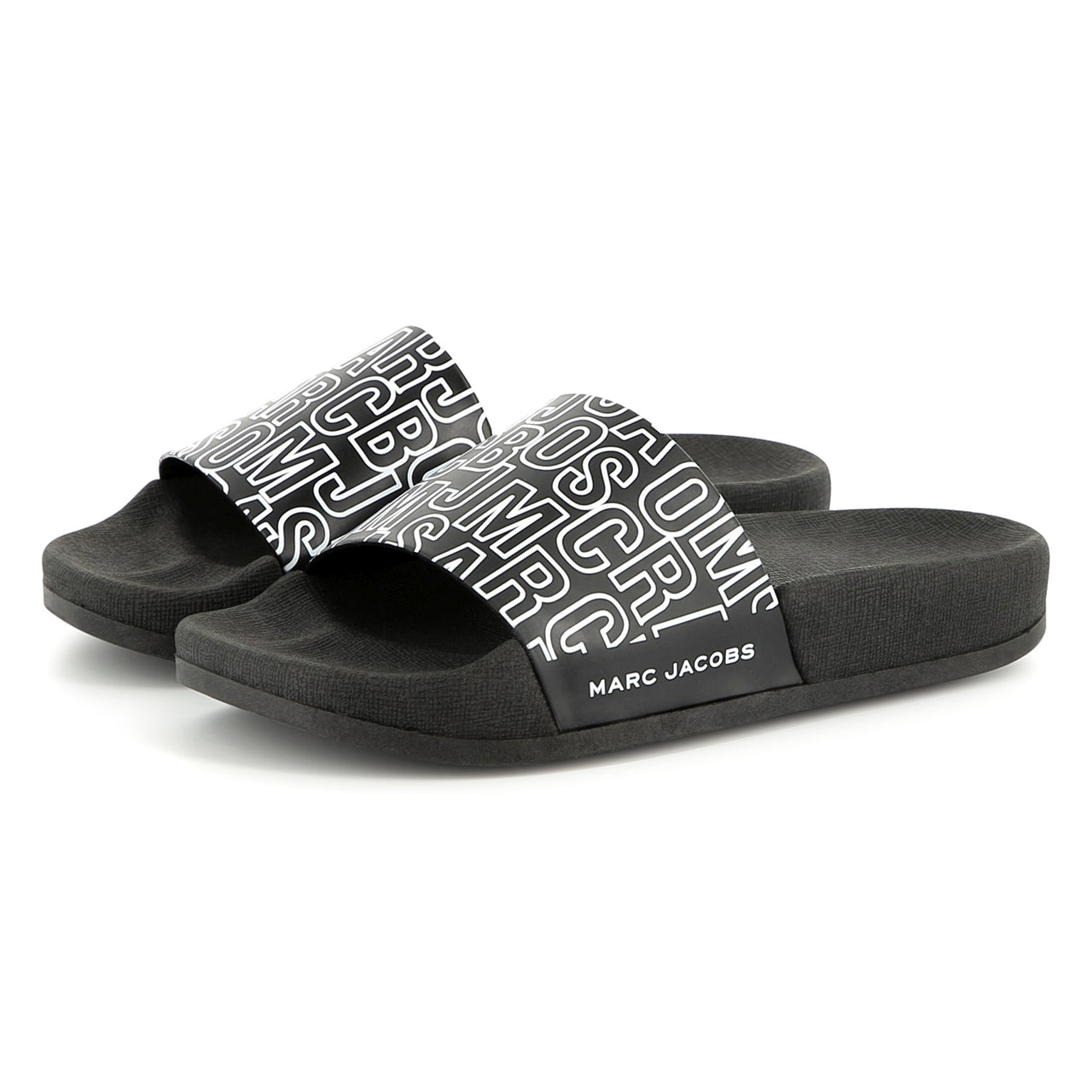 Sandalia o chancla para niño y teen, Marc Jacobs Negra all over