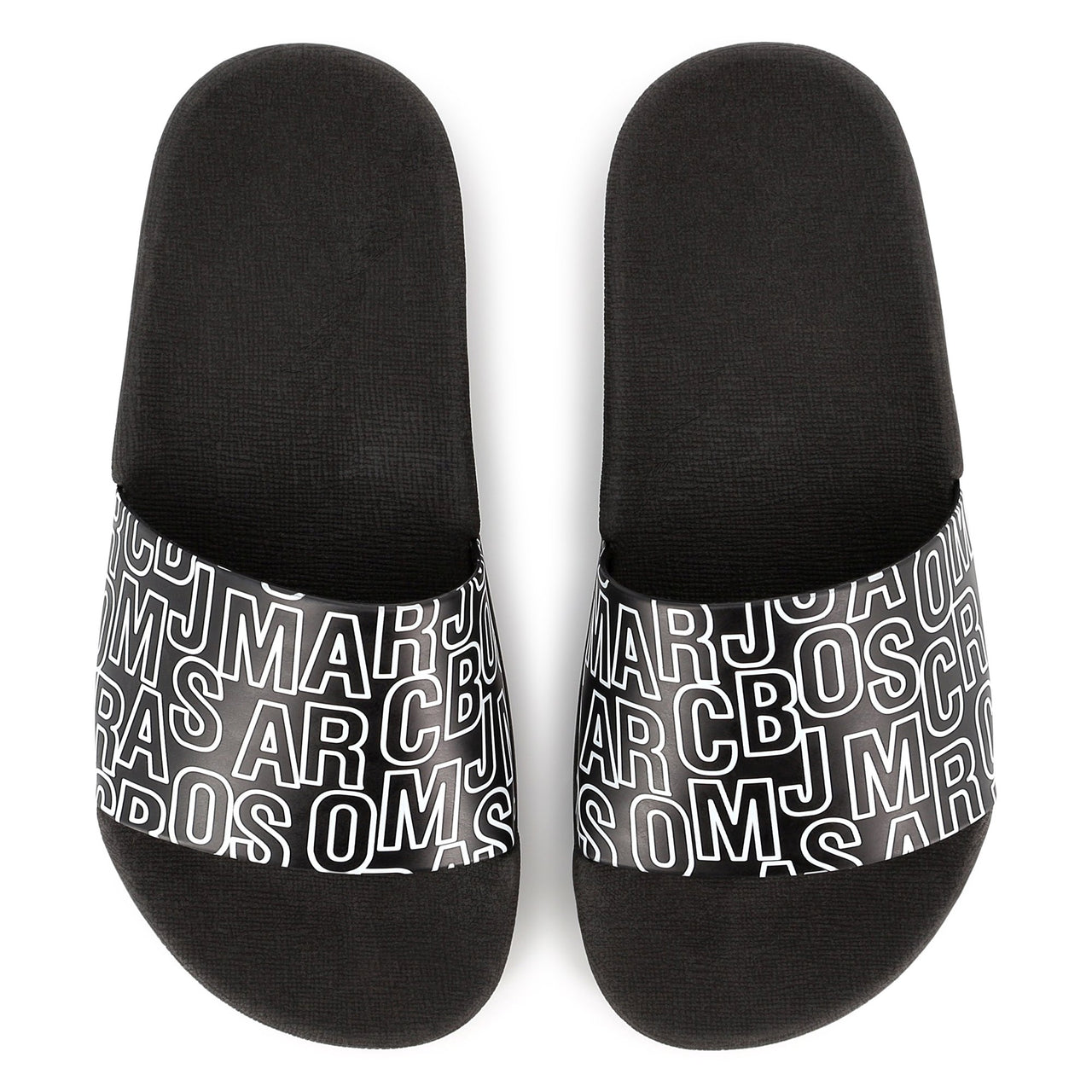 Sandalia o chancla para niño y teen, Marc Jacobs Negra all over