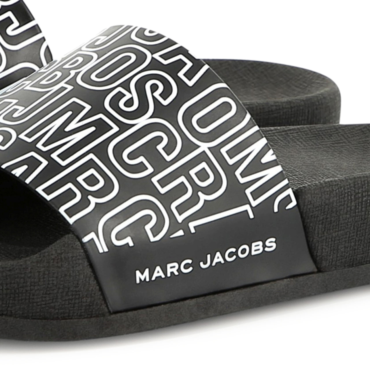 Sandalia o chancla para niño y teen, Marc Jacobs Negra all over