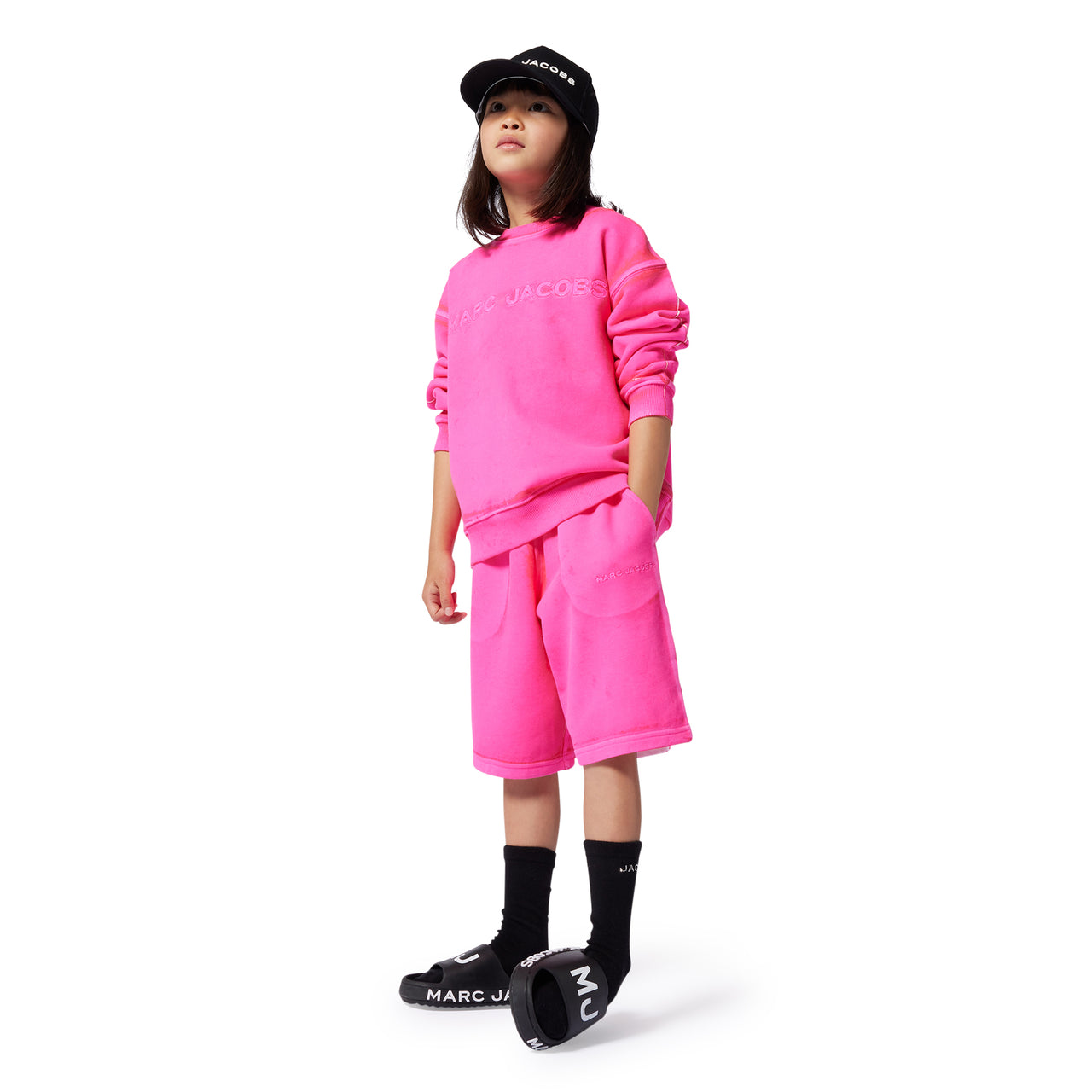 Sandalia o chancla para niño y teen, Marc Jacobs Negra