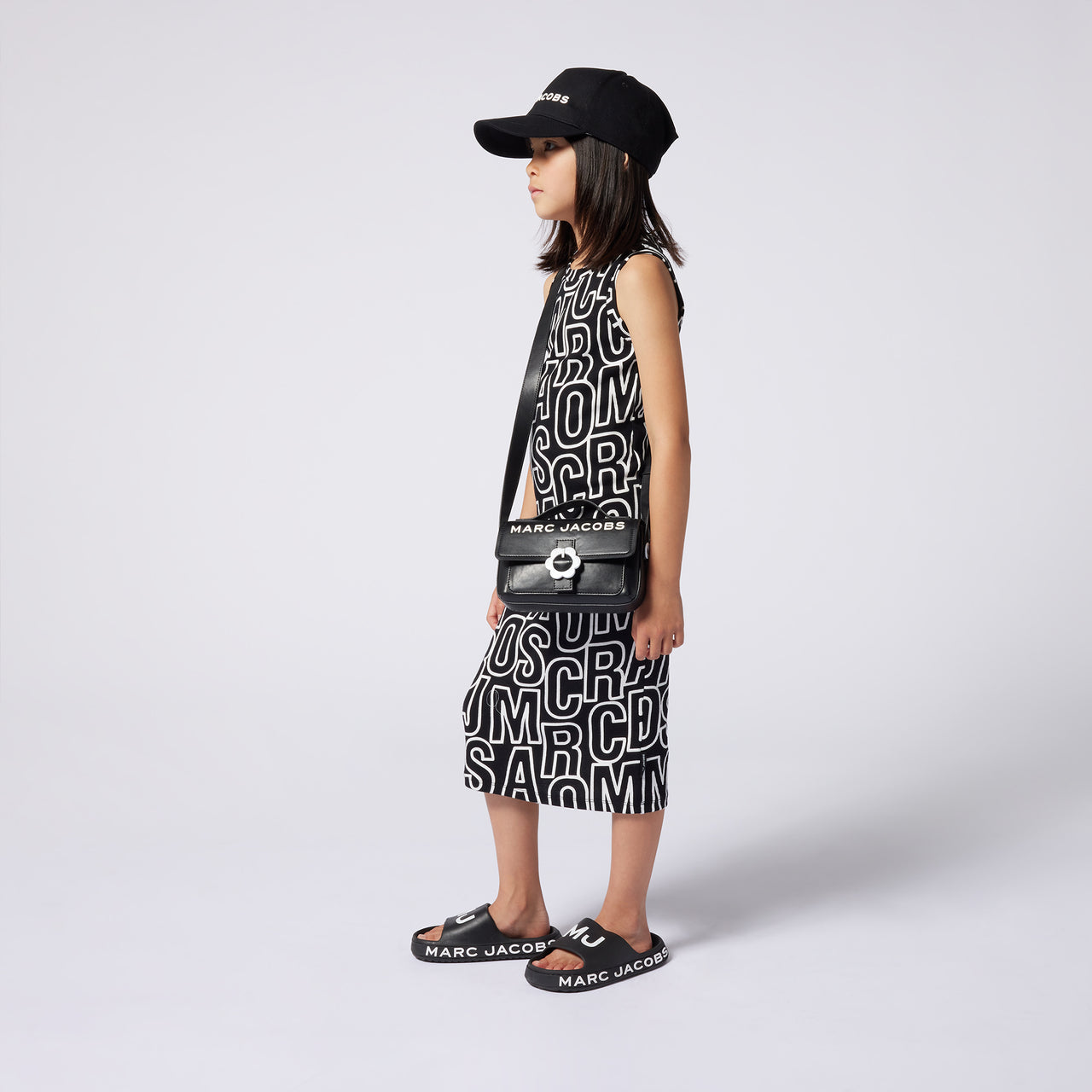 Sandalia o chancla para niño y teen, Marc Jacobs Negra