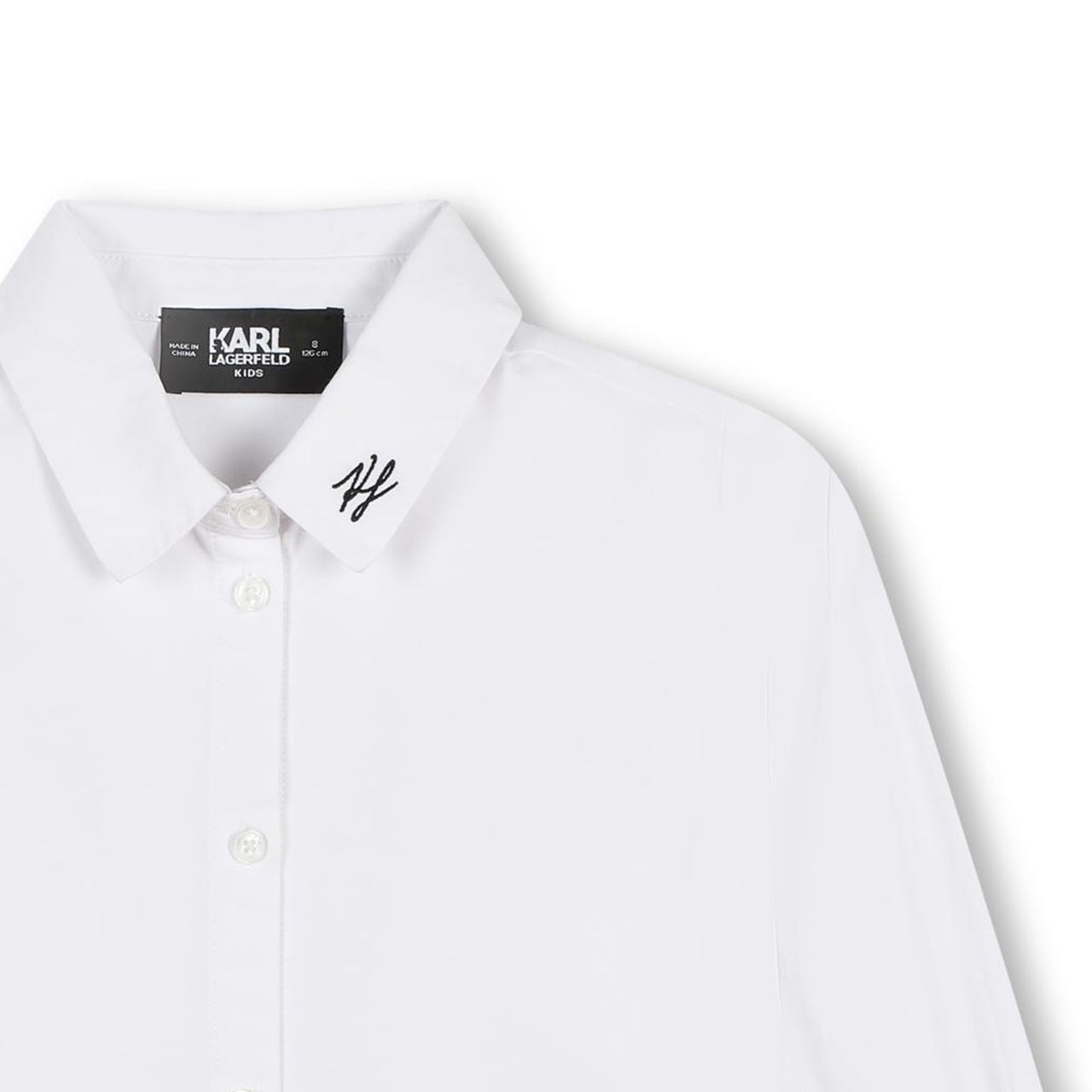 KARL LAGERFELD Camisa para ni–a y adolescente Blanca