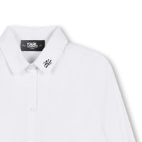 Thumbnail for KARL LAGERFELD Camisa para ni–a y adolescente Blanca