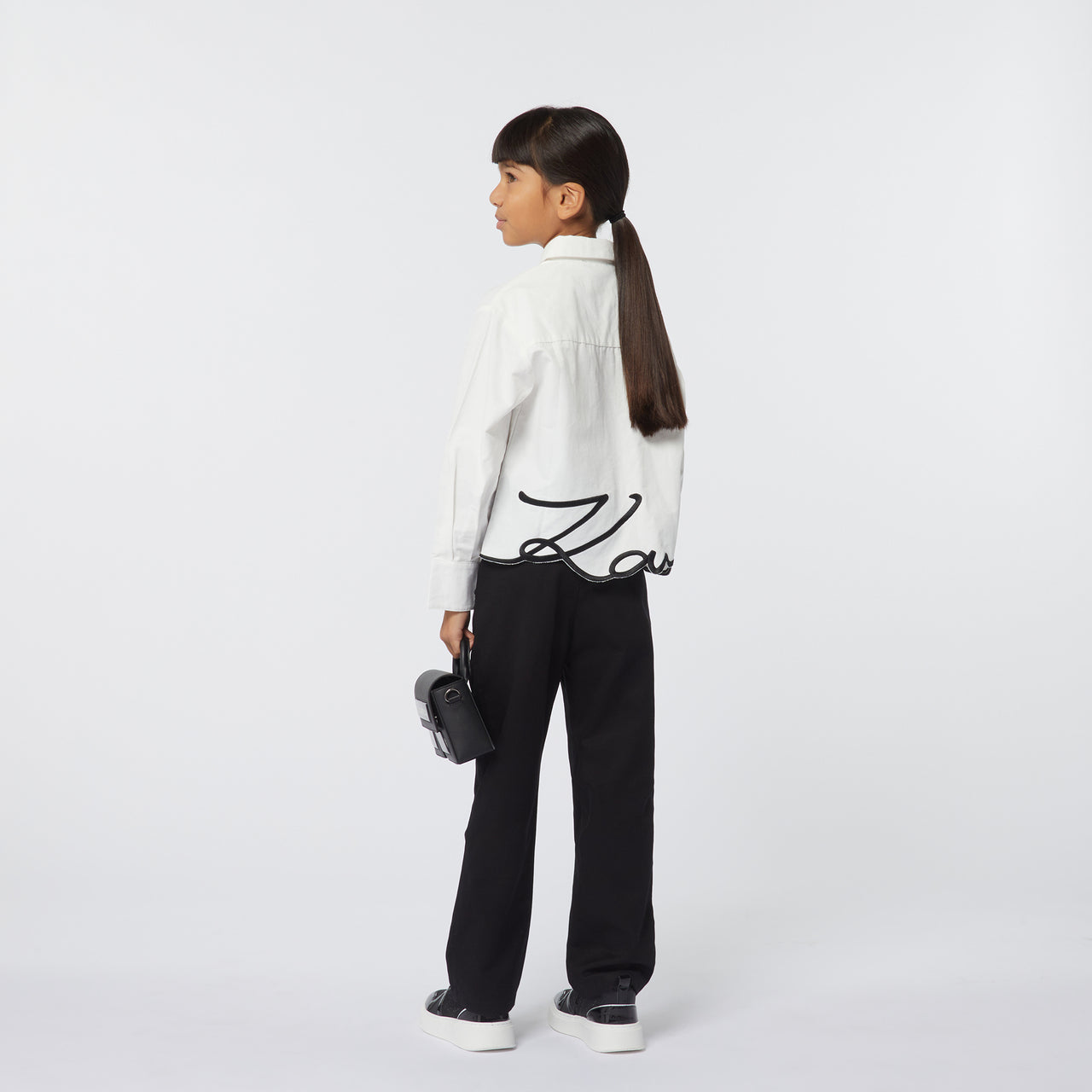 KARL LAGERFELD Camisa para ni–a y adolescente Blanca