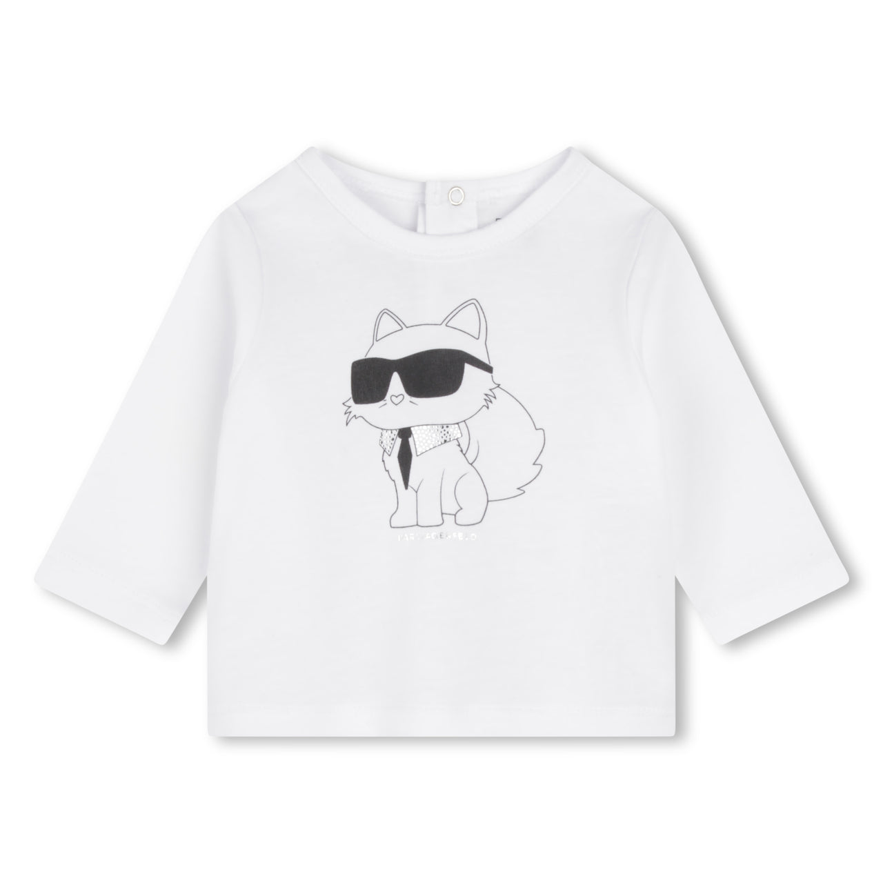 KARL LAGERFELD Set de pants con playera para bebé niña