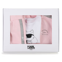 Thumbnail for KARL LAGERFELD Set de pants con playera para bebé niña